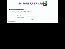 Tablet Screenshot of flashpoint1.silverstream.tv