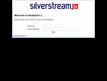 Tablet Screenshot of flashpoint2.silverstream.tv